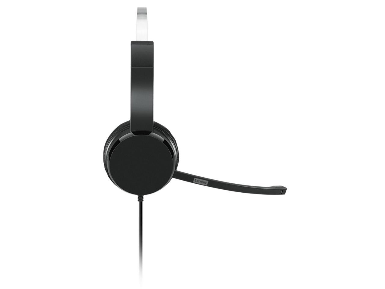 Lenovo 100 Monoaural On-Ear USB Headset