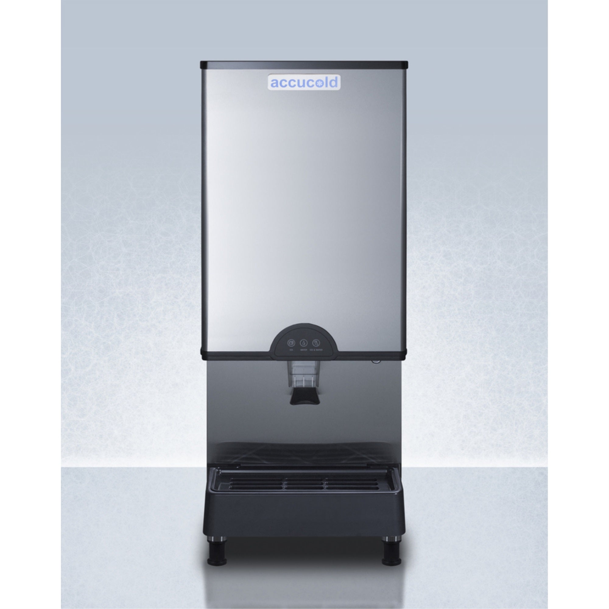 Accucold 378 lb. ice/water dispenser for countertop use