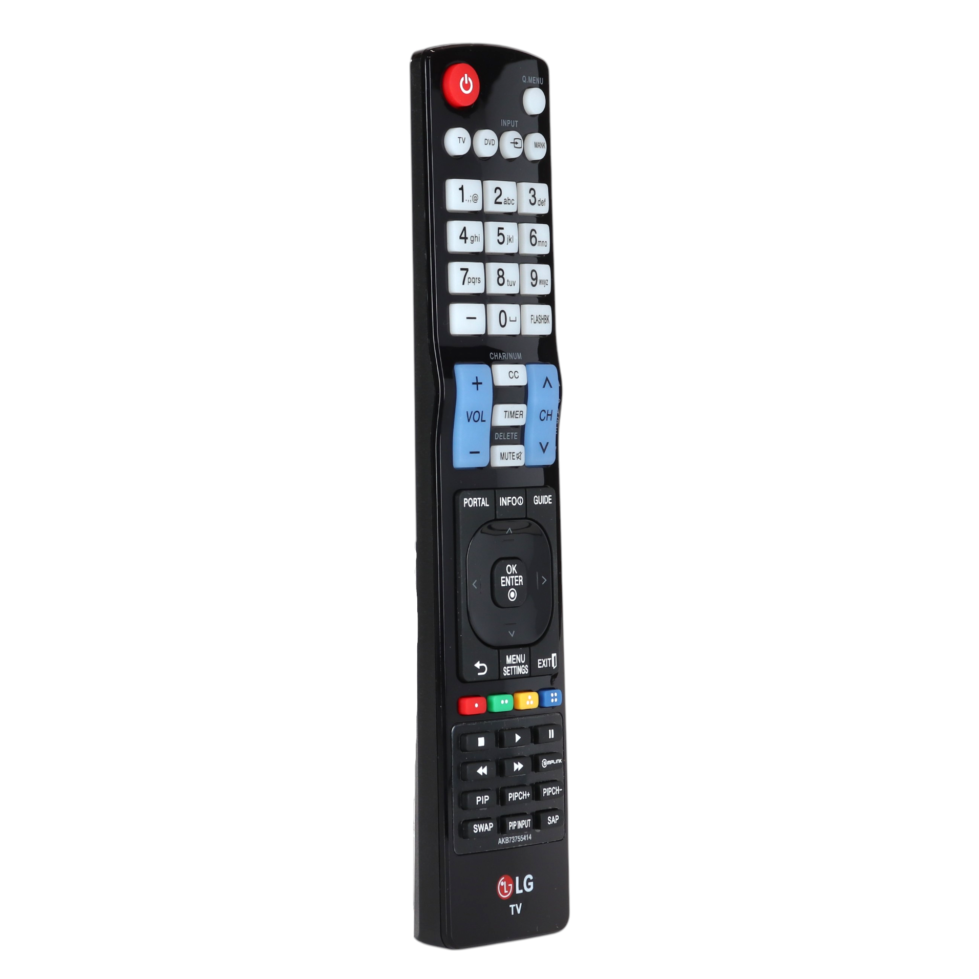 LG AKB73755414 Commercial Hospitality TV Remote Control for Master TV Setup | Pro:Centric Display - AGF76692613
