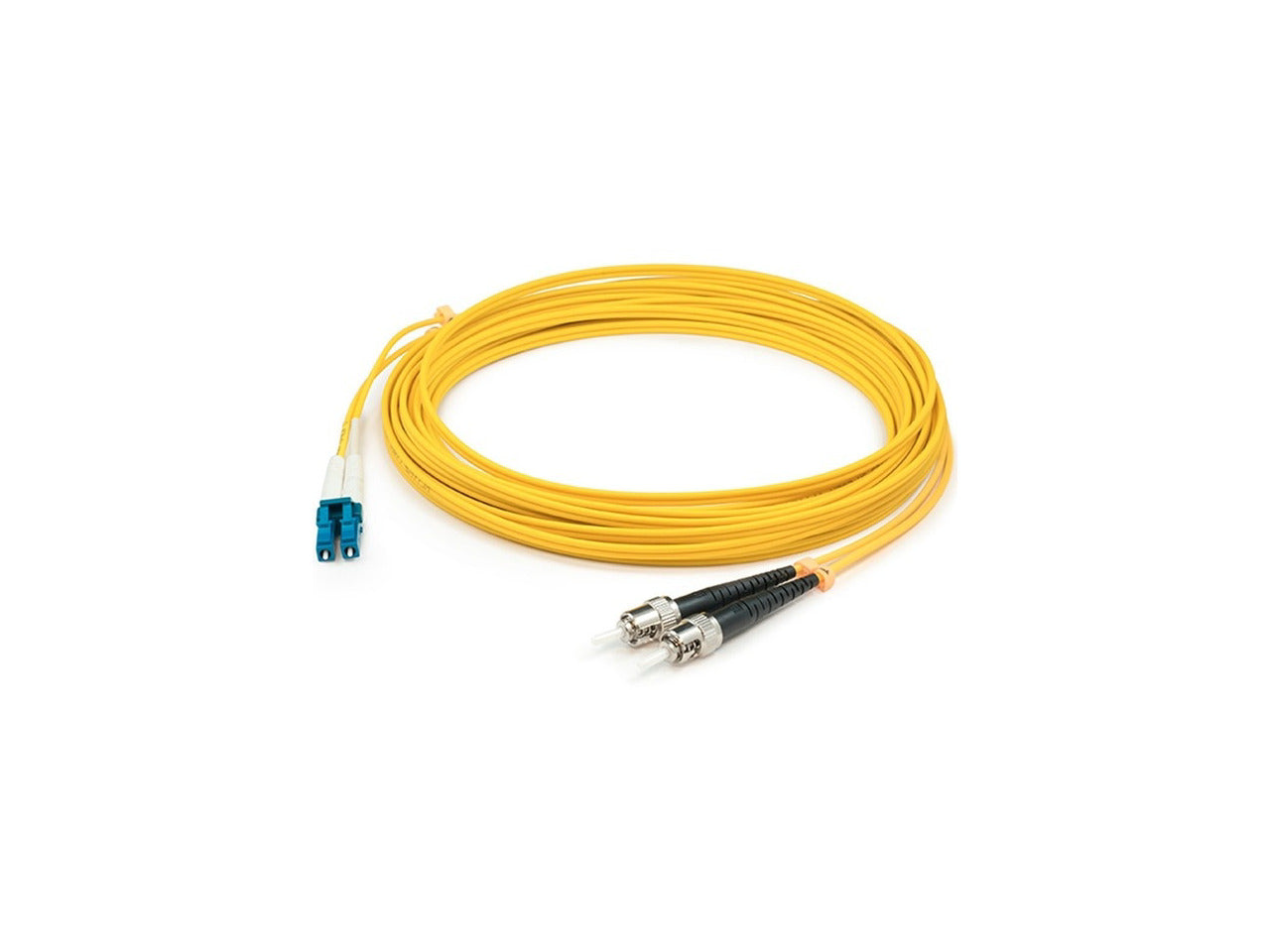 Addon 10M St To Lc Yellow Os2 Duplex Ofnr (Riser-Rated) Smf Fiber Patch Cable