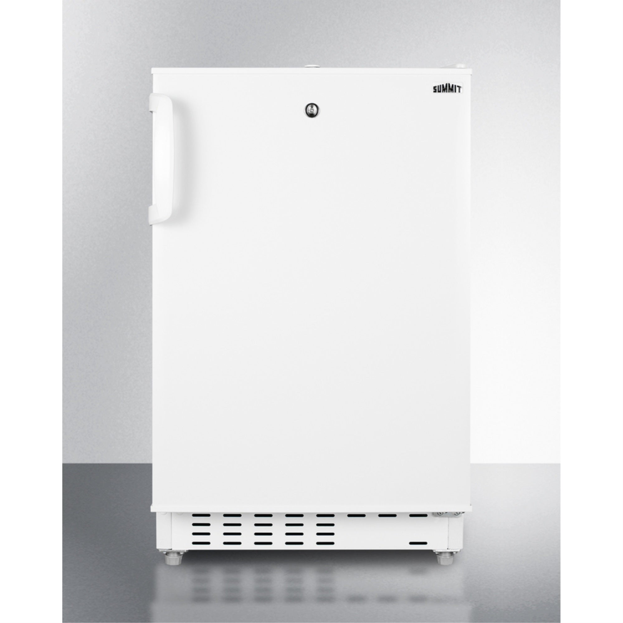 ADA compliant builtin or freestanding 20 inch wide refrigeratorfreezer for residential use with lock