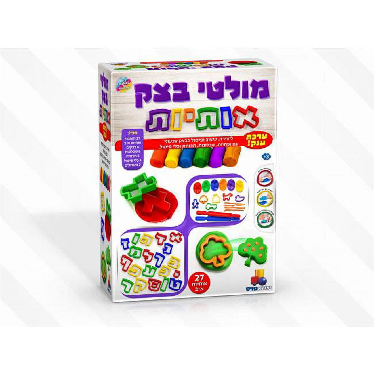 Isratoys 7489 Multi Dough Letters
