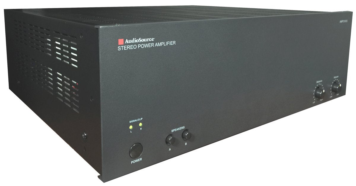 TwoChannel Power Amplifier (150 Watts Per Channel) w/Rear Mount Treble & Bass Controls