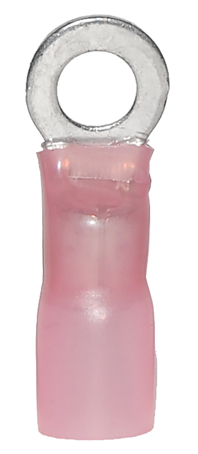 Ancor 8Awg 1/4 Ring Terminal Heat Shrink Red 25 Pack,WBHDWB01CZ2ZG86