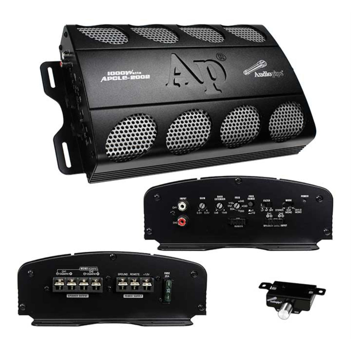 Amplifier Audiopipe 1000 Watt 2 Channel