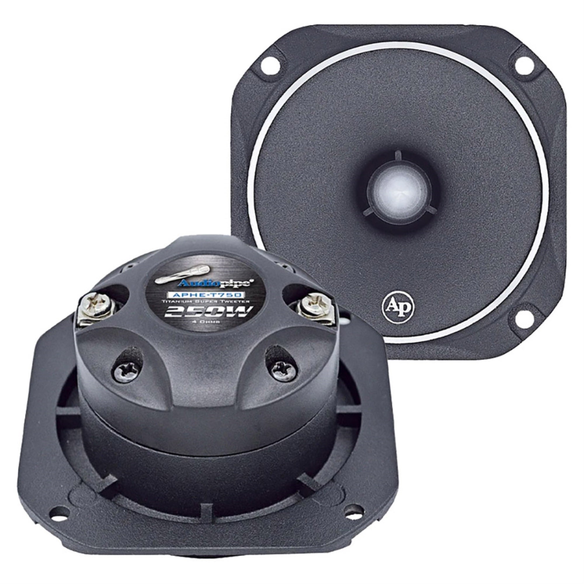 Audiopipe 2.5'' Super High Frequency Titanium Tweeter 250W Max Pair