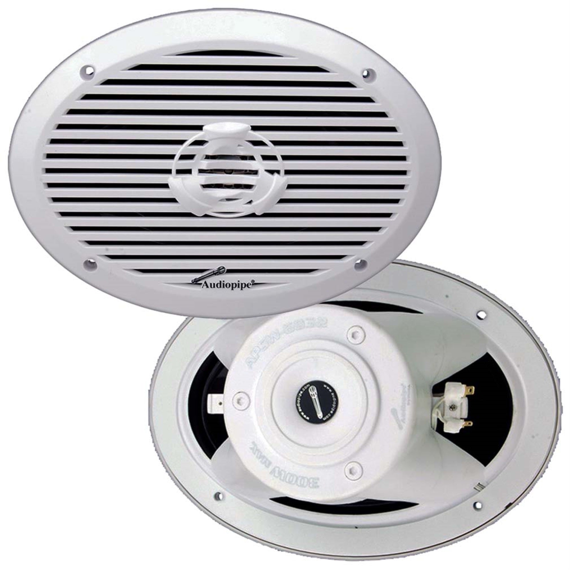Audiopipe Marine 69 2Way Speakers (White)