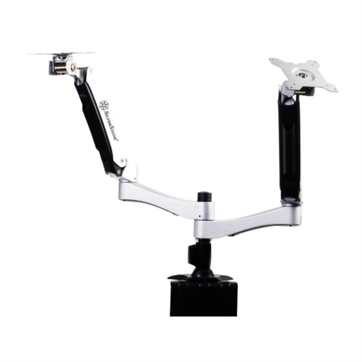 Silver, Arm Duo Dual Lcd Interactive Monitor Mount