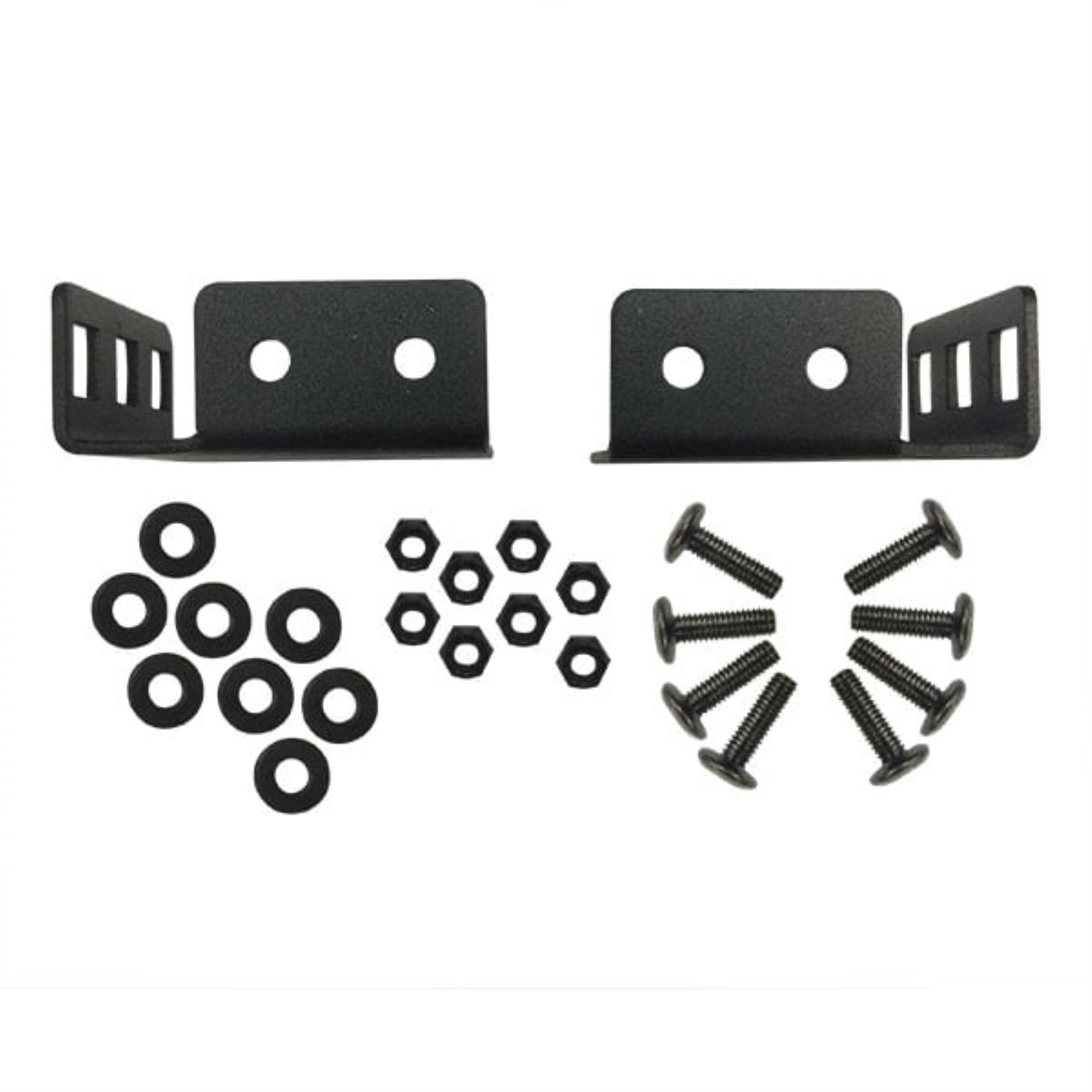 NEW 1 SPACE EUROPEAN RACK RAIL KIT WITH SCREWS & WASHERS, INCLUDES CASE MOUNTING HARDWARE