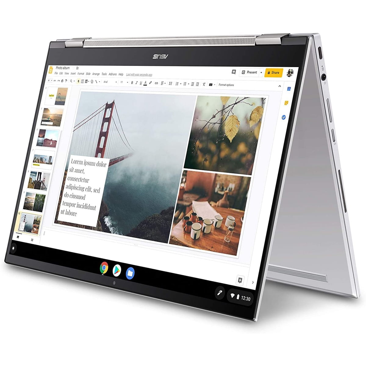 Asus Chromebook Flip 14 Fhd Touchscreen Laptop, Intel Core I510210U, 16Gb Ram, 512Gb Ssd, Chrome Os/Windows, Aerogel White, C4