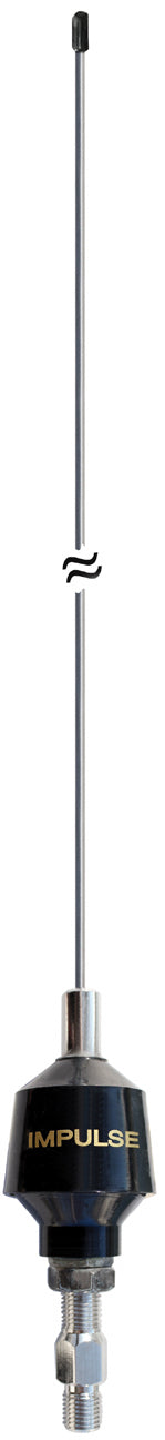 ACCESSORIES UNLIMITED  40 INCH TWISTN TUNE CB ANTENNA WITH 3/8 inchX24 inch THREADED BASE