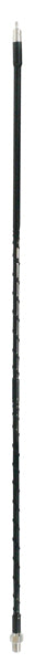ACCESSORIES UNLIMITED  3 FOOT BLACK 3/8 inch X 24 inch SUPERFLEX CB ANTENNA WITH TUNABLE TIP