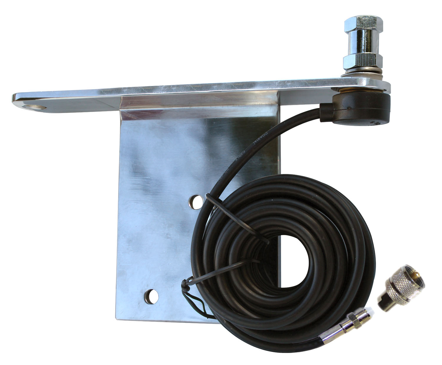 ACCESSORIES UNLIMITED  19982006 UNIVERSAL JEEP TAIL LIGHT DUAL ANTENNA KIT WITH 18 COAXIAL CABLE & QUICK ON PL259 CONNECTOR