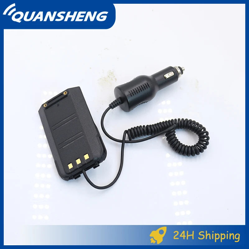 MD-380 Walkie Talkie MD-UV380 TYT Ham Radio Car Charger Battery Eliminator 12V 24V For RT3S TYT MD 380 DP-290 CB Radio Accessory