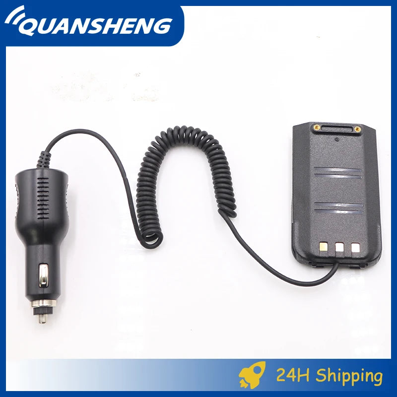 MD-380 Walkie Talkie MD-UV380 TYT Ham Radio Car Charger Battery Eliminator 12V 24V For RT3S TYT MD 380 DP-290 CB Radio Accessory
