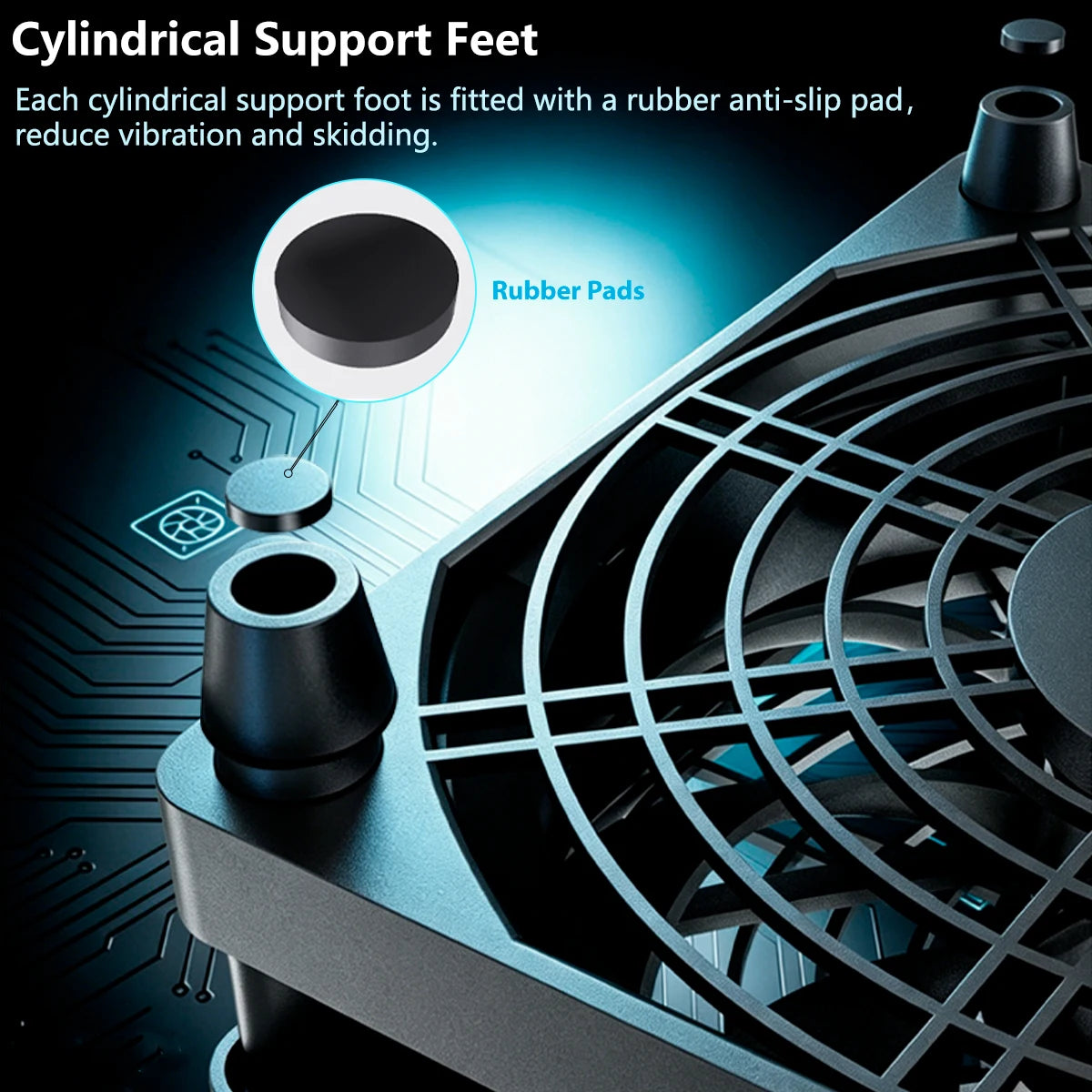 120mm 4.72-inch 5V USB Router Cooling Fan, Mini Quiet Cooler for Electronics Devices