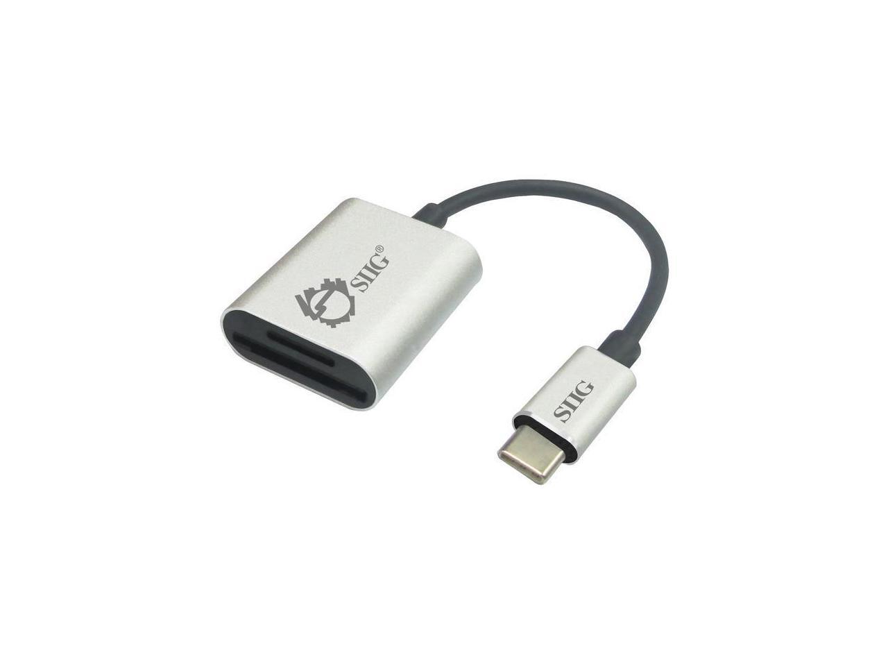 SIIG USB-C 2-in-1 Card Reader - Thumbnail 2