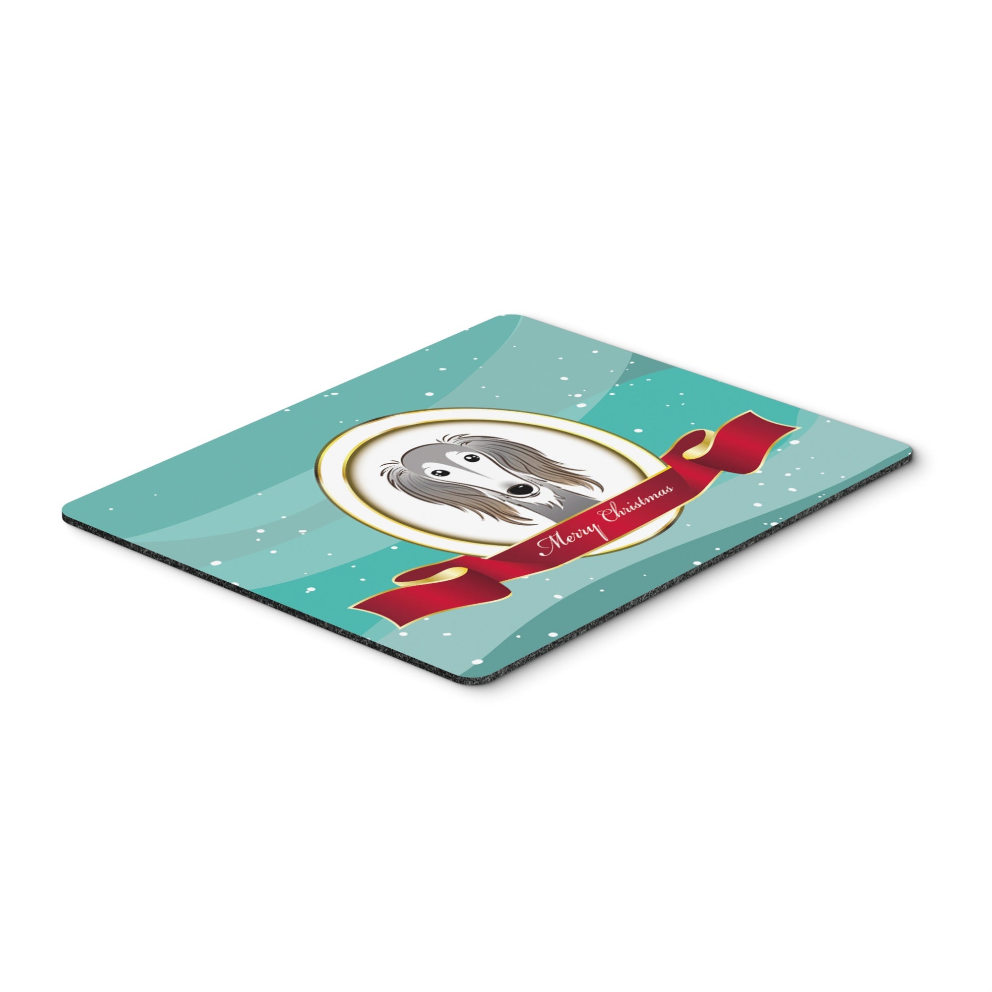 'Caroline'S Treasures Saluki Merry Christmas Mouse Pad, Hot Pad Or Trivet, Multicolor (Bb1539Mp)''