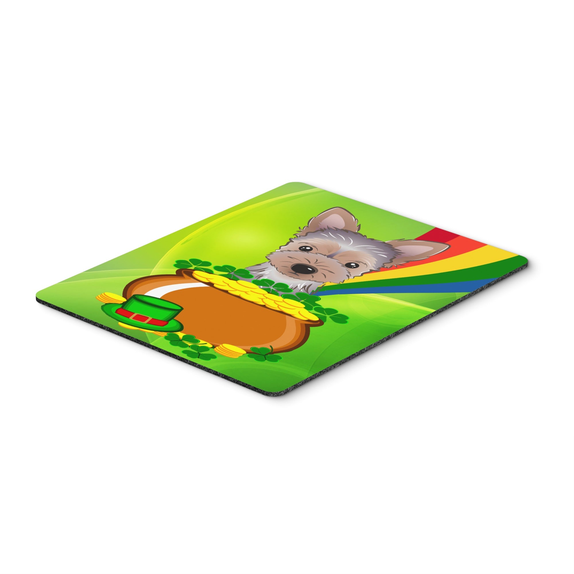  inchCarolines Treasures Yorkie Puppy St. Patricks Day Mouse Pad, Hot Pad or Trivet, Multicolor (BB1976MP) inch