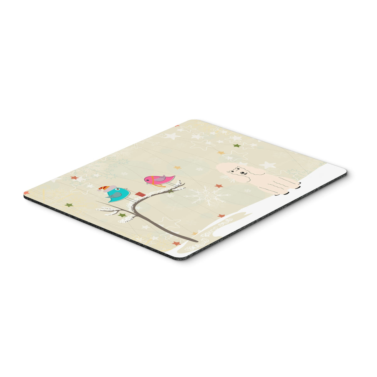 'Caroline'S Treasures Christmas Presents, Poodle White Mouse Pad,  Multicolor, 7.75X9.25 (Bb2542Mp)''