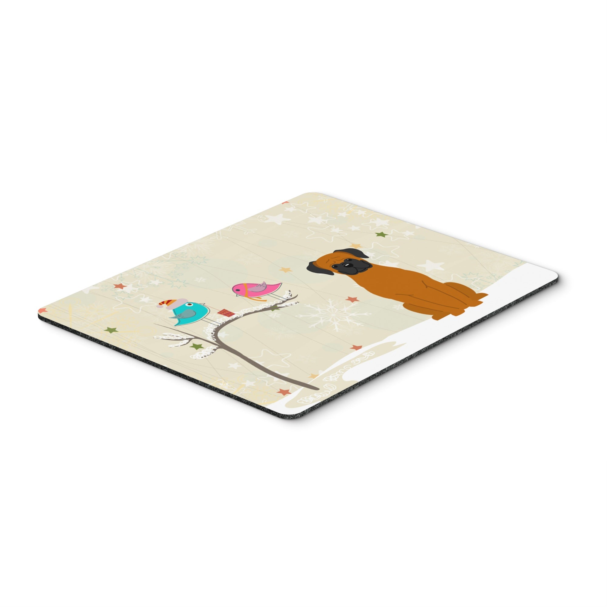 'Caroline'S Treasures Christmas Presents, Fawn Boxer Mouse Pad,  Multicolor, 7.75X9.25 (Bb2587Mp)''