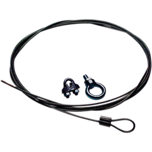 Black 10 Foot Cable and Clamp