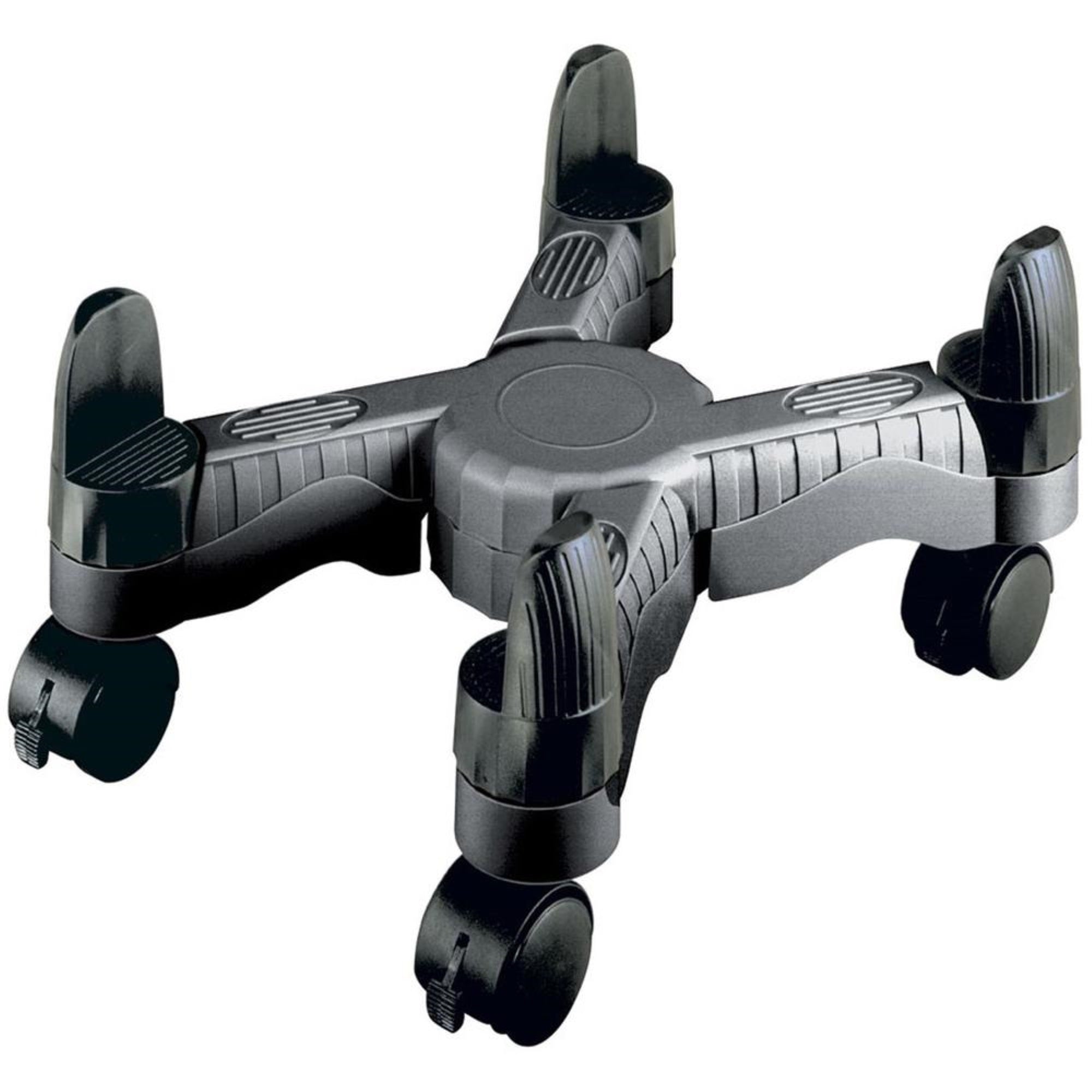 Data Accessories Company Scissors Style Mobile Cpu Stand   10 Width   Floor   Plastic   Black   Taa Compliant