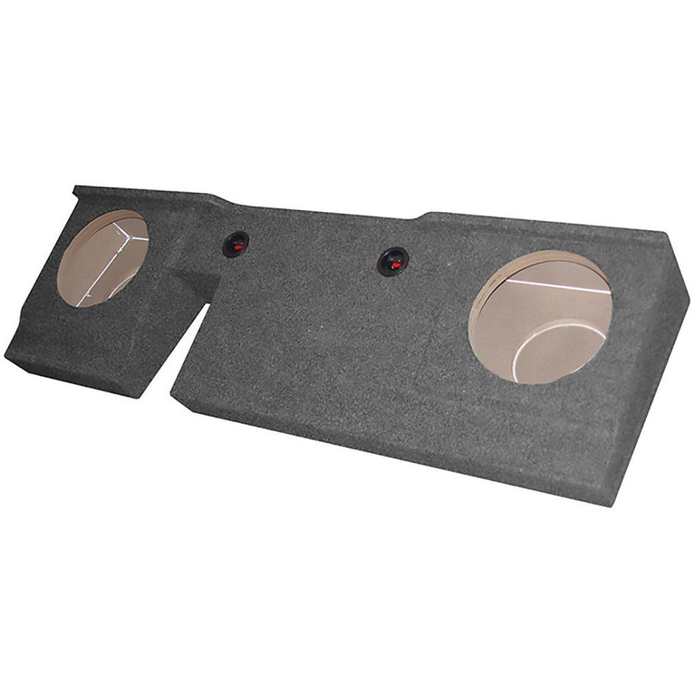 Qpower Ford F 150 Super Crew '04 '08 Dual 12'' Sealed Empty Woofer Enclosure