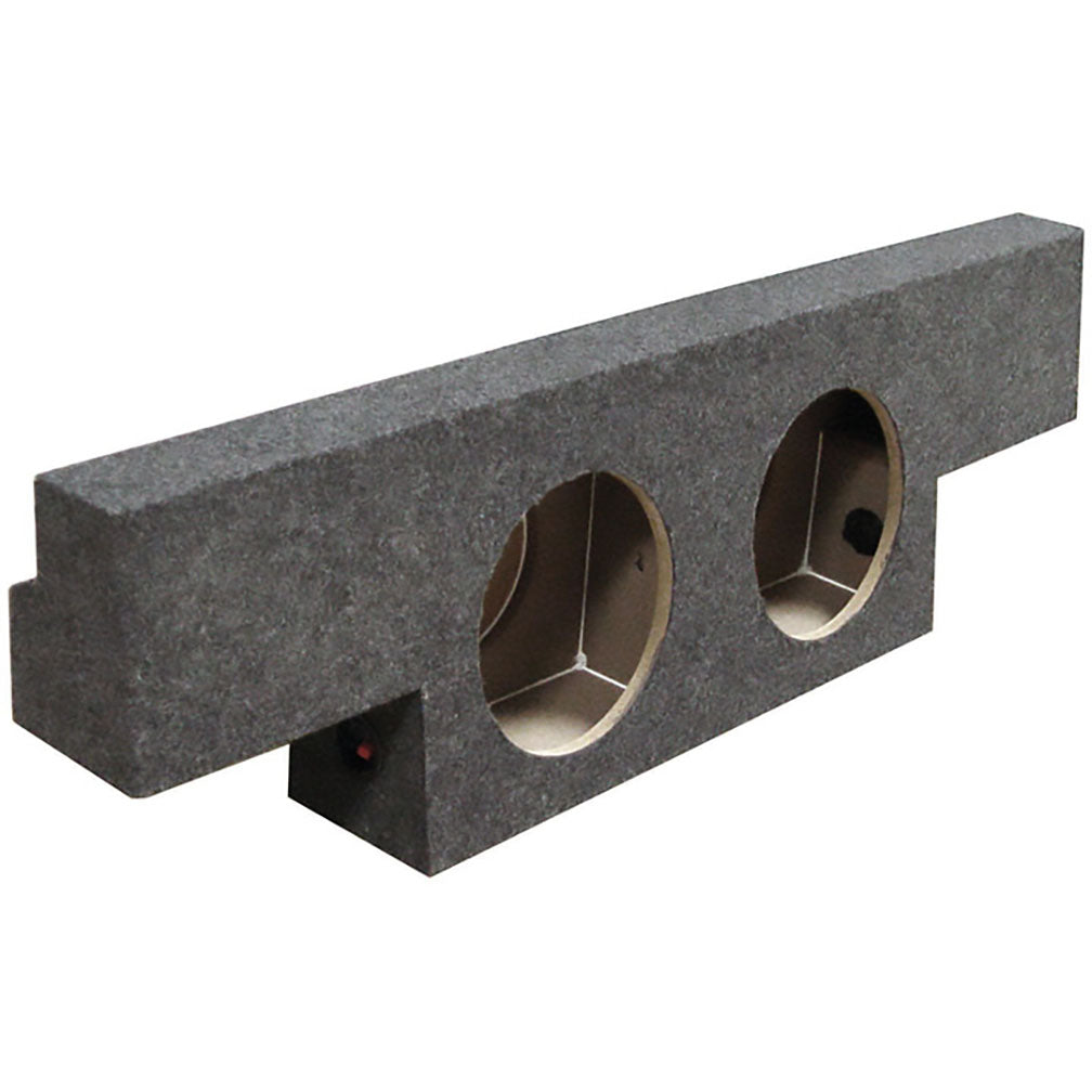 Qpower Gmc/Chevy Crew Cab '04 '06 Dual 12'' Empty Woofer Box
