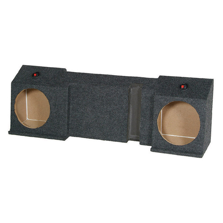 Qpower Chevy Avalanche/Cadillac Escalade Ext '01 '22 Dual 10'' Empty Woofer Box