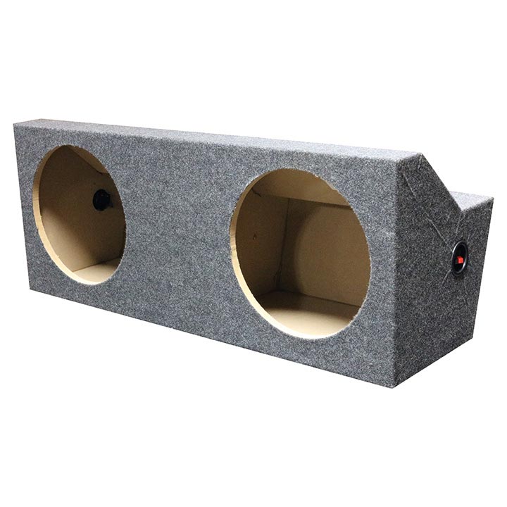 Qpower Ford Mustang '05 '14 Dual 12'' Empty Woofer Box