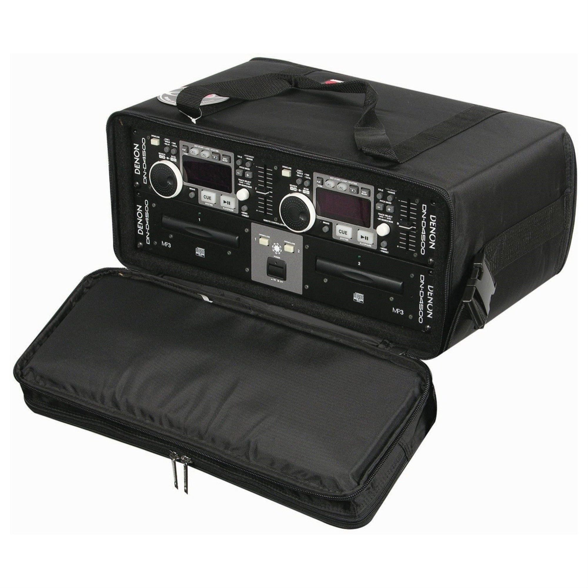 4 SPACE  12 inch RACKABLE DEPTH RACK BAG WITH REMOVABLE INNER RACK