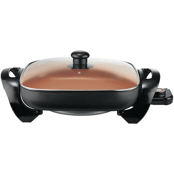 Brentwood Appliances SK66 12Inch Nonstick Copper Electric Skillet