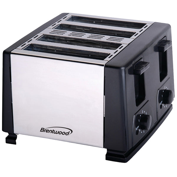 4 SLICE TOASTER BLK