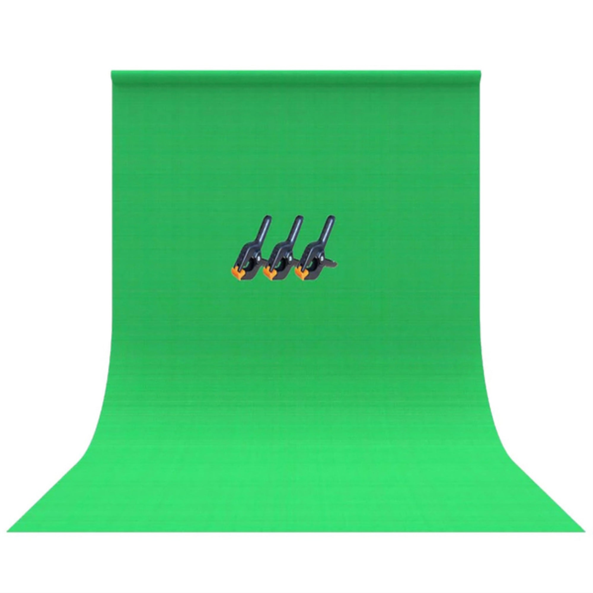 Bower WACHROMA3 Green Screen Fabric Backdrop, 5 Ft. x 7 Ft.