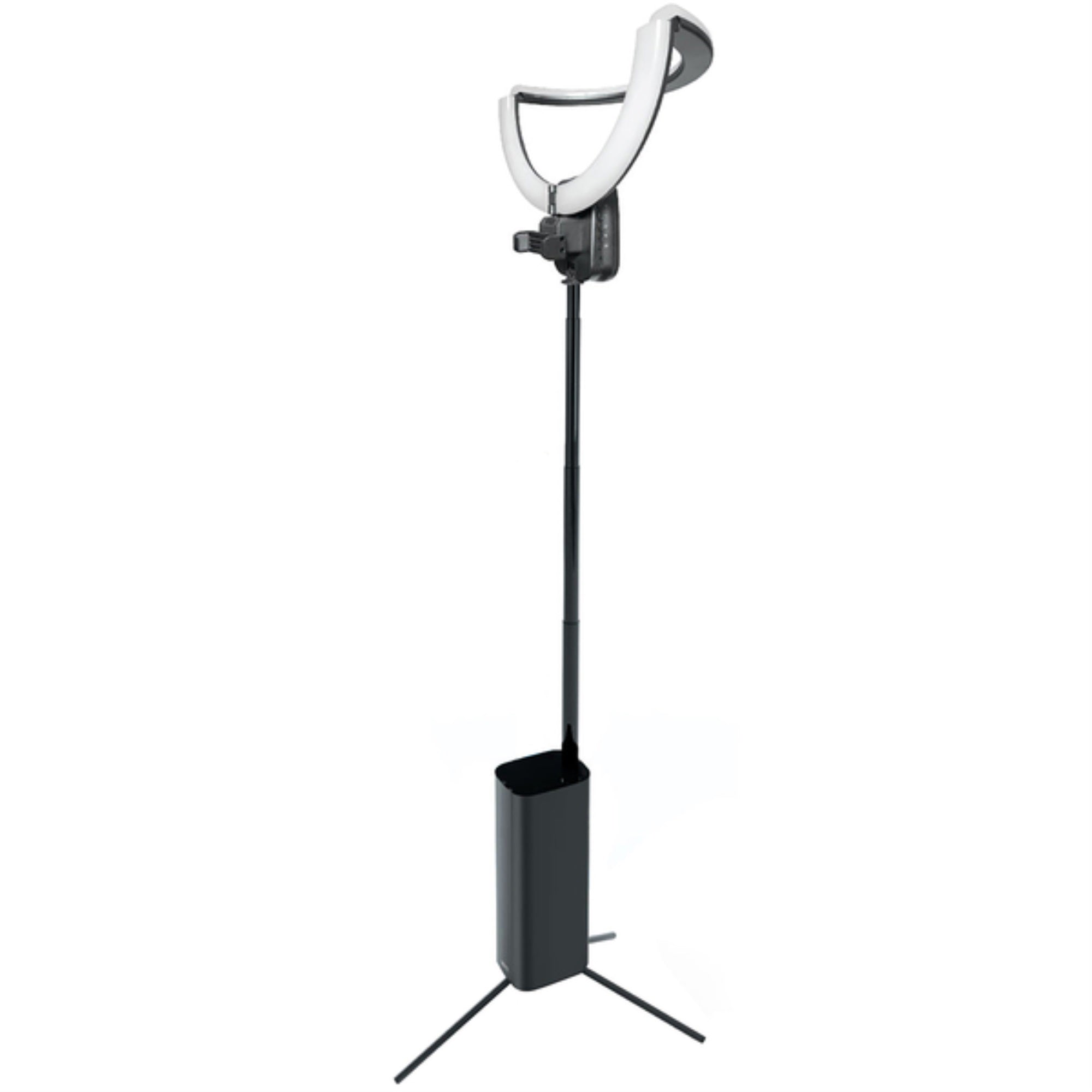 Bower WACOLRGB12 Wireless Creator Collapsible 12In. White and RGB Ring Light, Black