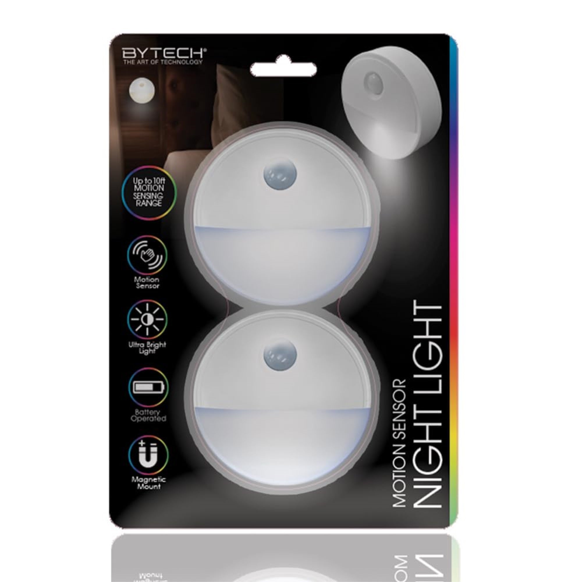 BYTECH MOTION SENSOR NIGHT LIGHT (2PACK)