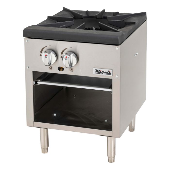1 Burner, 18 Wide, Stock Pot Stove