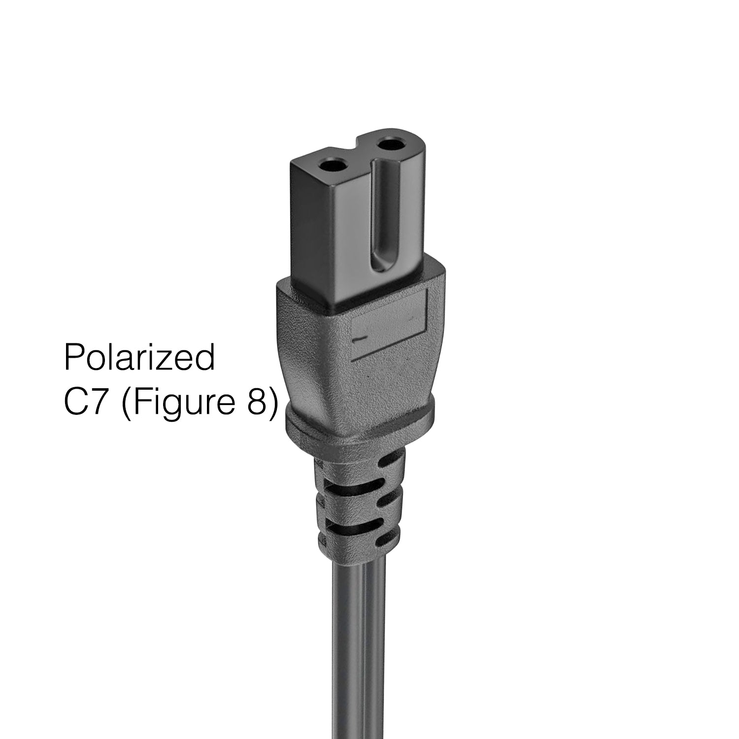 Insignia & Toshiba Fire TV AC Power Cable Polarized Figure-8 C7 Female Connector - 6-Feet - GA05009081I