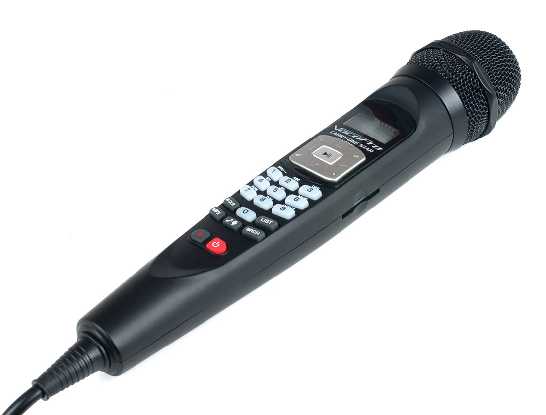 Plug-and-Play Karaoke Mic with SD Card Player/Recorder