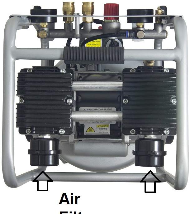 California Air Tools 10020C 22060 Ultra Quiet  & Oil Free  2.0 Hp, 10.0 Gal. Steel Tank Air Compressor ( 220V 60 Hz)