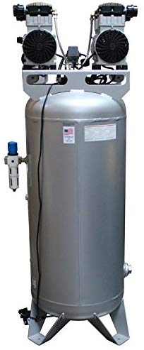 California Air Tools 60040Cad Ultra Quiet  & Oil Free  4.0 Hp, 60.0 Gal. Steel Tank Air Compressor Automatic Drain Valve