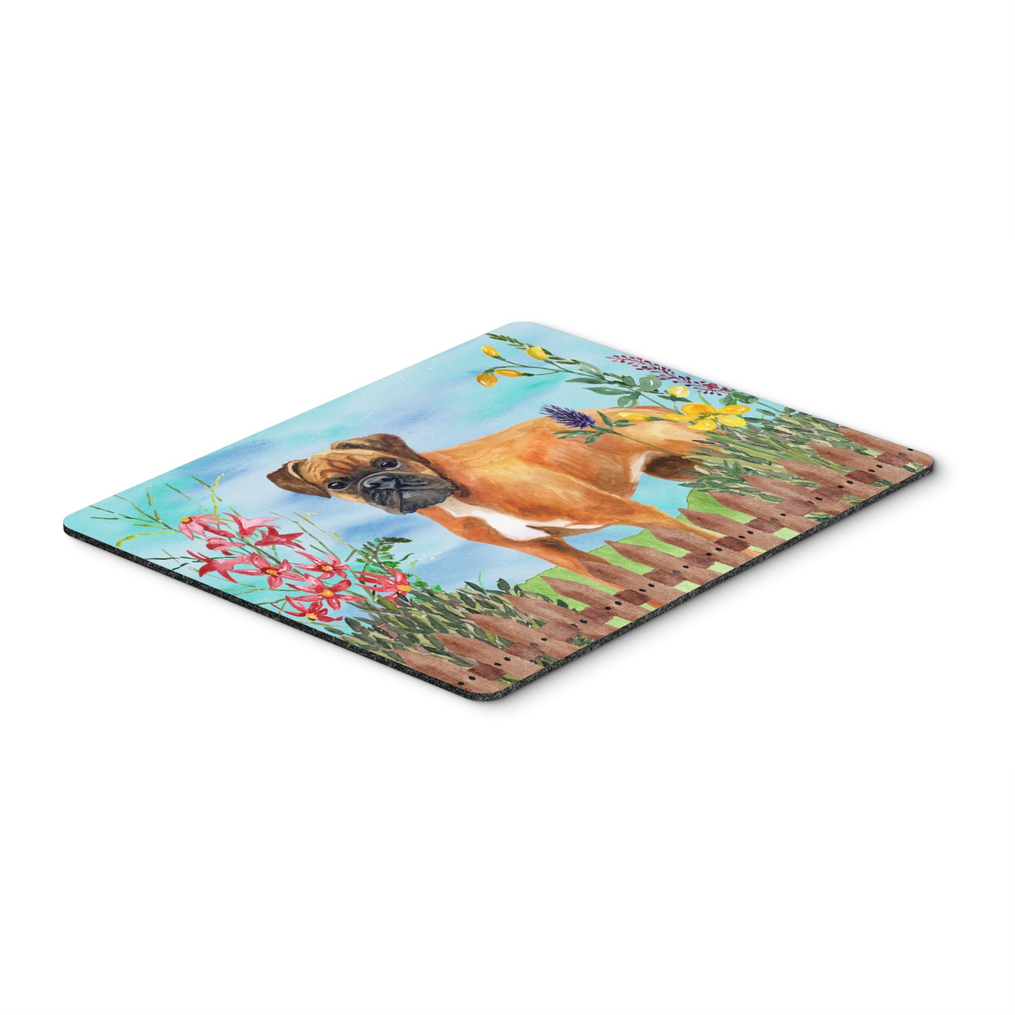  inchCarolines Treasures German Boxer Spring Mouse Pad, Hot Pad or Trivet, 7.75 inch inch x 9.25 inch inch, Multicolor (CK1202MP) inch