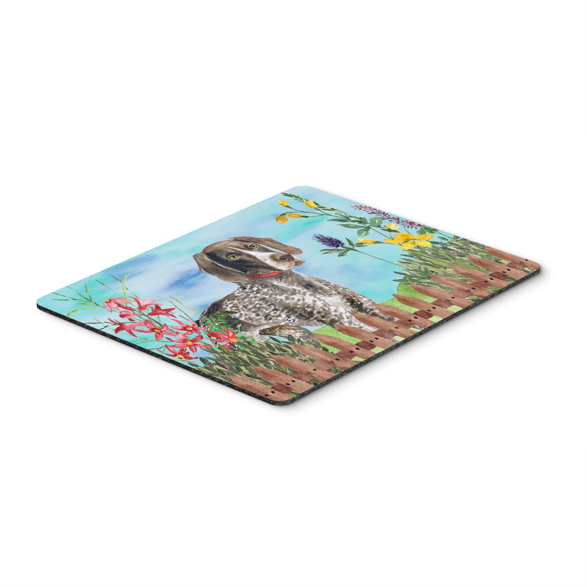 'Caroline'S Treasures German Shorthaired Pointer Spring Mouse Pad, Hot Pad Or Trivet, 7.75'''' X 9.25'''', Multicolor (Ck1203Mp