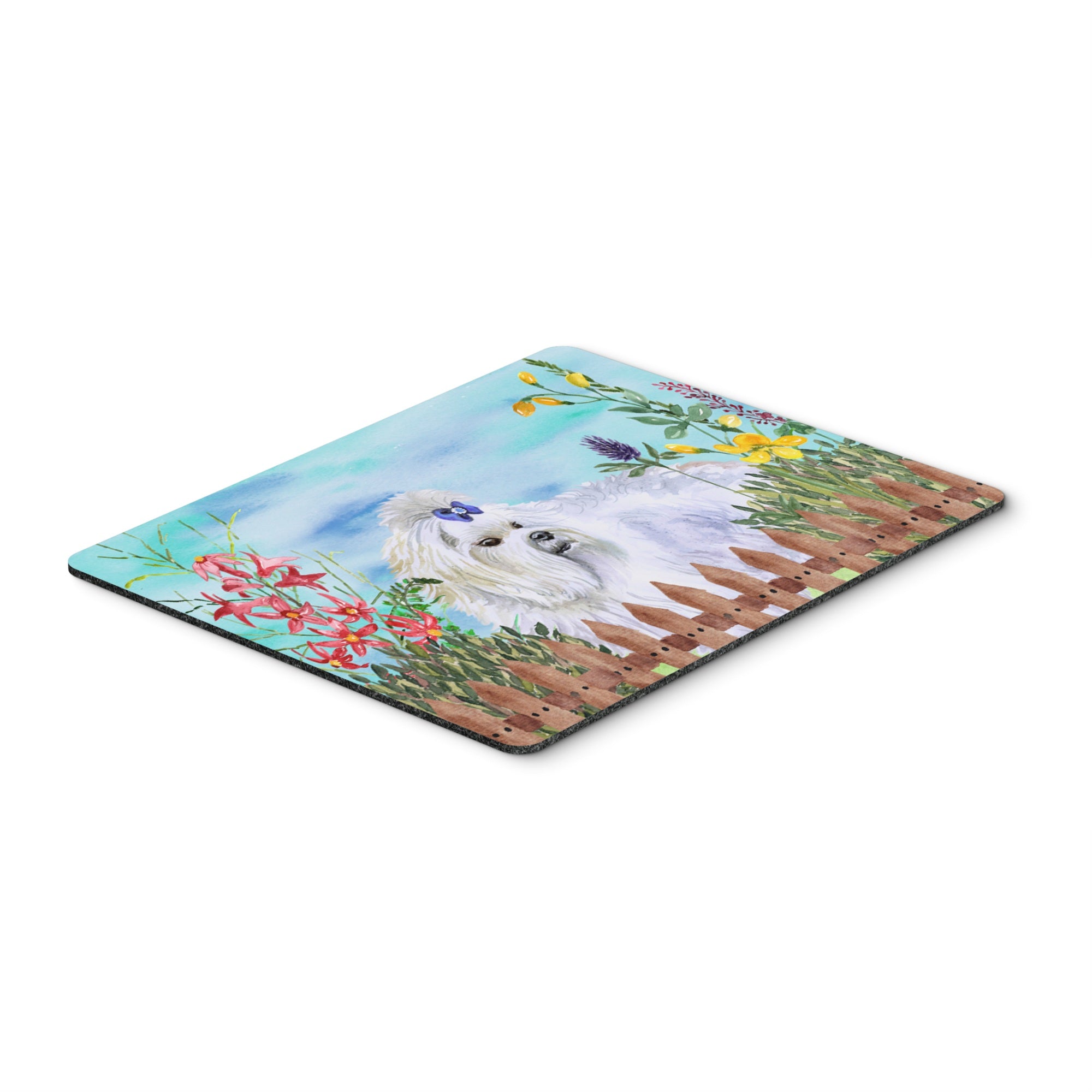  inchCarolines Treasures Maltese Spring Mouse Pad, Hot Pad or Trivet, 7.75 inch inch x 9.25 inch inch, Multicolor (CK1213MP) inch