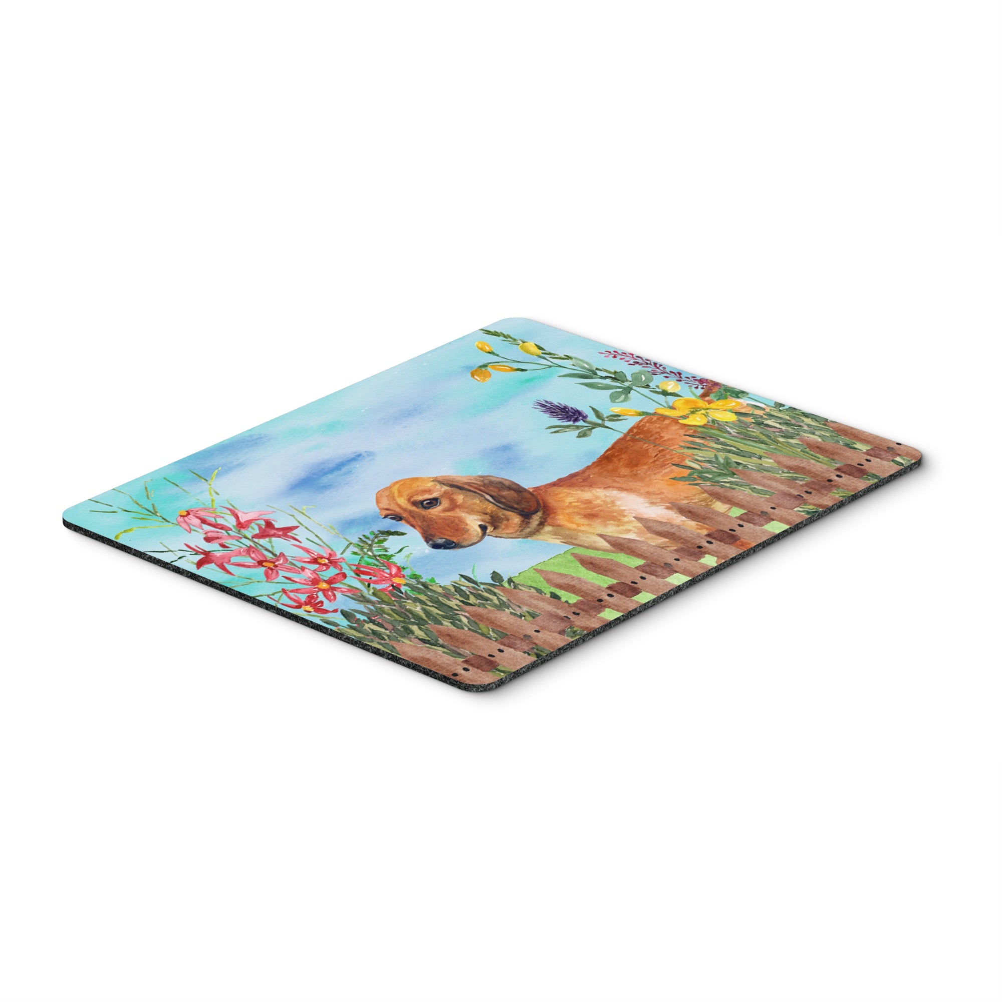  inchCarolines Treasures Dachshund Spring Mouse Pad, Hot Pad or Trivet, 7.75 inch inch x 9.25 inch inch, Multicolor (CK1214MP) inch