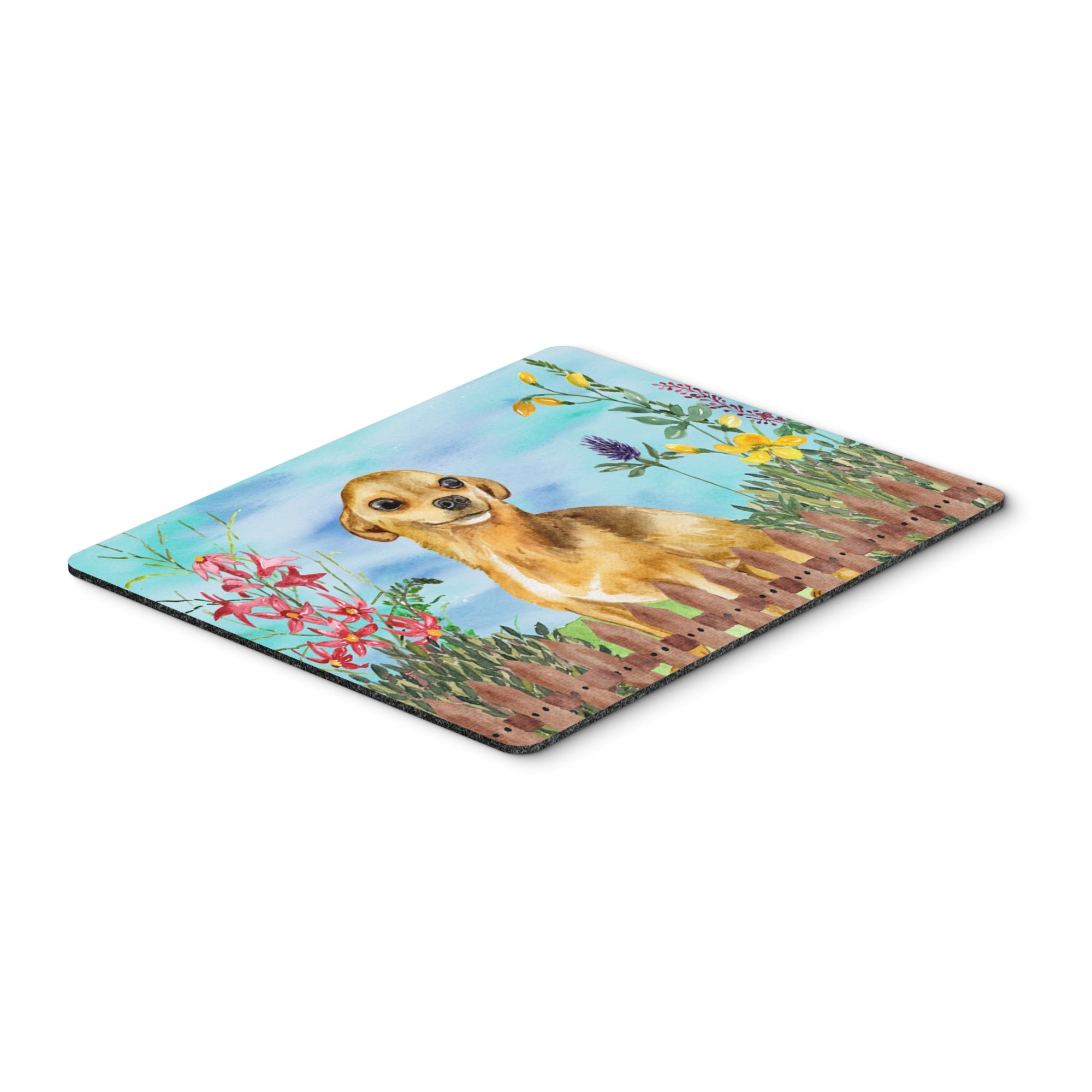  inchCarolines Treasures Chihuahua Spring Mouse Pad, Hot Pad or Trivet, 7.75 inch inch x 9.25 inch inch, Multicolor (CK1220MP) inch