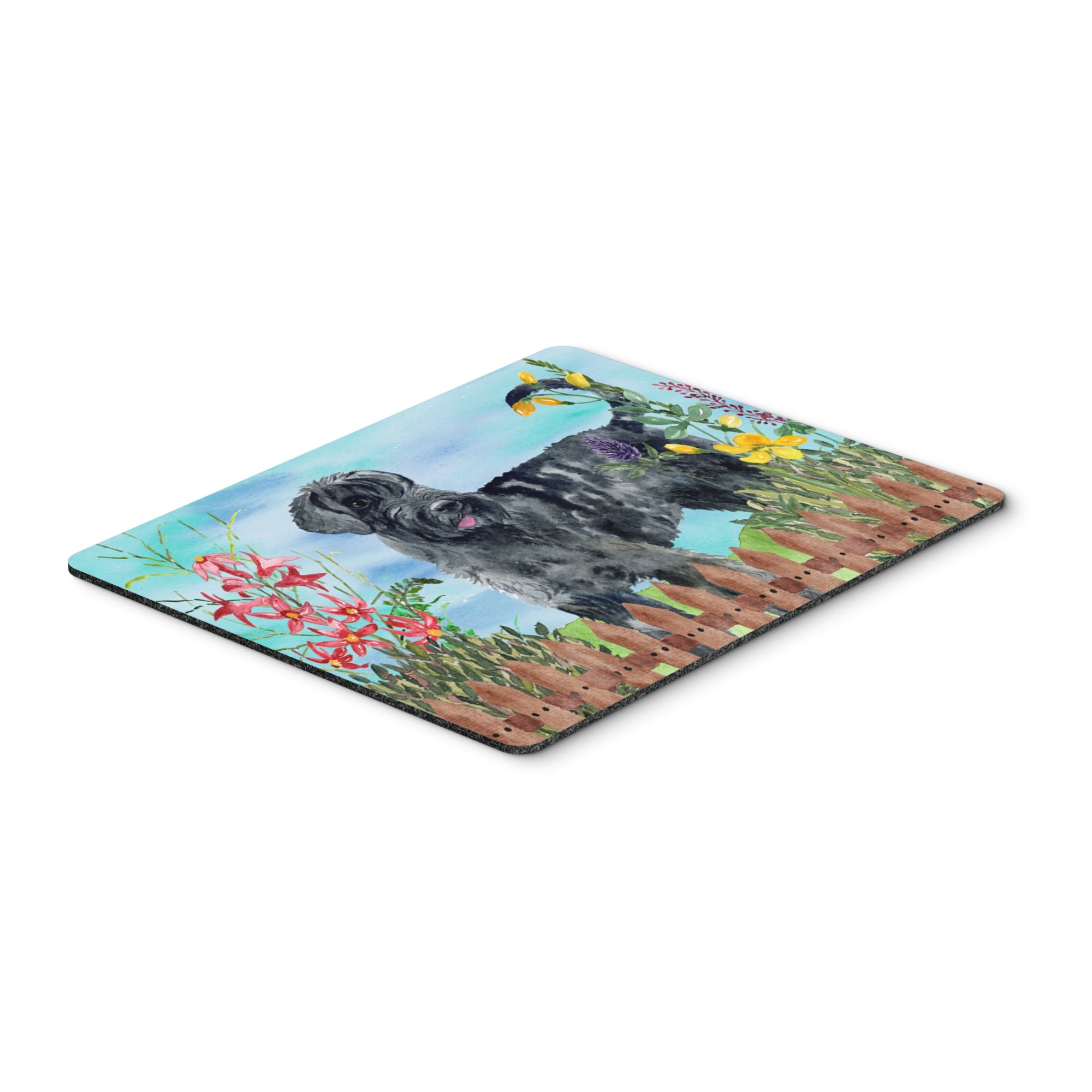  inchCarolines Treasures Giant Schnauzer Spring Mouse Pad, Hot Pad or Trivet, 7.75 inch inch x 9.25 inch inch, Multicolor (CK1222MP) inch