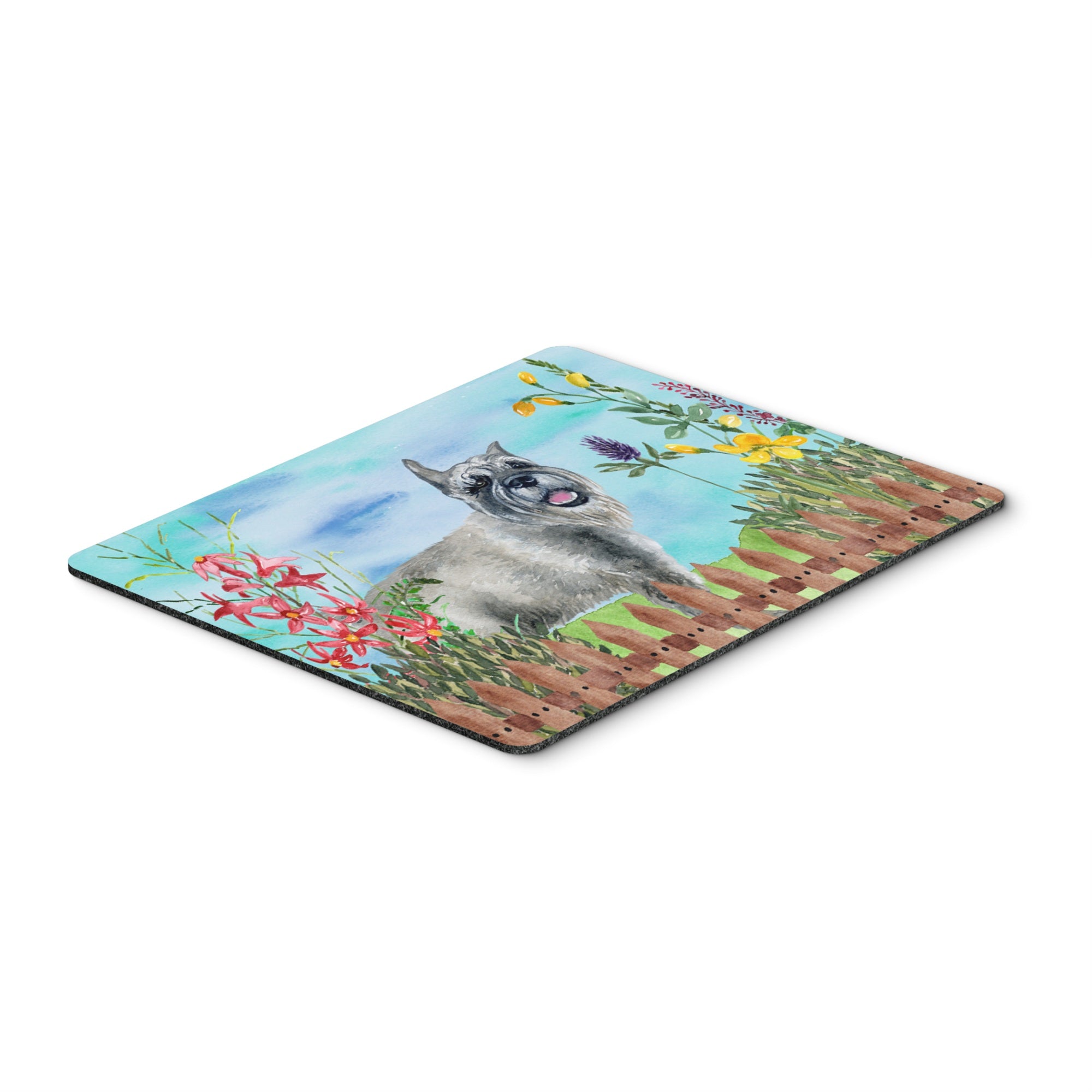  inchCarolines Treasures Schnauzer Spring Mouse Pad, Hot Pad or Trivet, 7.75 inch inch x 9.25 inch inch, Multicolor (CK1224MP) inch