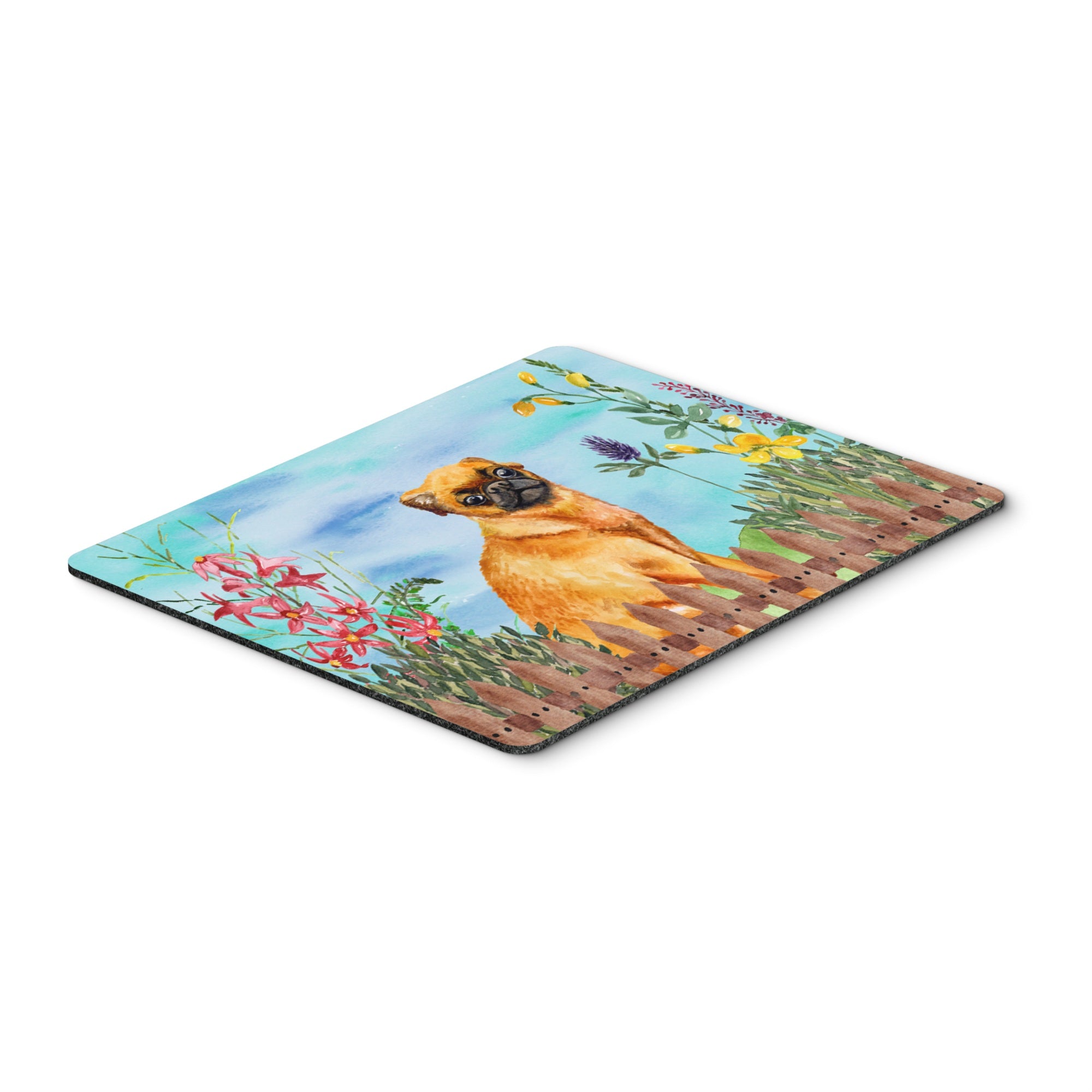  inchCarolines Treasures Small Brabant Griffon Spring Mouse Pad, Hot Pad or Trivet, 7.75 inch inch x 9.25 inch inch, Multicolor (CK1229MP) inch